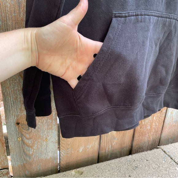 KANSAS CITY CHIEFS Boys Black Yellow Logo Hoodie Size Large - Picture 5 of 8